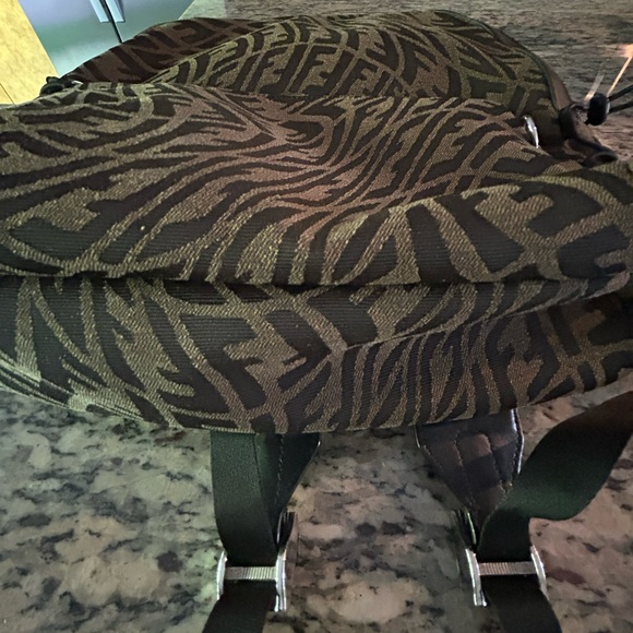 Fendi Dark Patterned Backpack - Picture 11 of 16